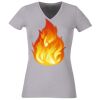FOTL Ladies' HD Cotton™ V-Neck T-Shirt Thumbnail