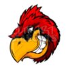 Cardinal Bird Mascot clipart
