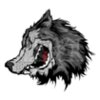 Wolf mascot clipart 3