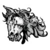 Stallion clipart mascot