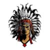 Indian chief mascot clipart 2