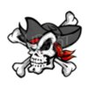 Pirate skull clipart 