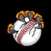 Tiger claw baseball clipart