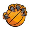 Tiger basketball claw clipart