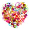 Abstract Colorful Heart PNG Clipart 994