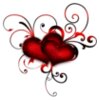 Red Heart Deacoration PNG Clipart